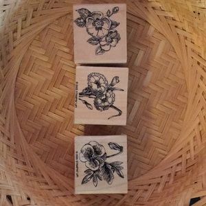 ☀️5/$25 Floral Stamp Set